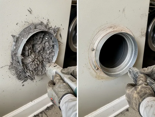 Professional clogged vent cleaning by Trumbull Dryer Vent Cleaning in Trumbull