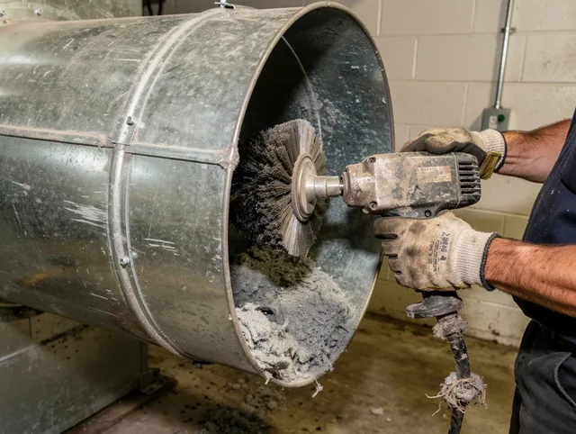 Industrial-grade dryer vent cleaning by Trumbull Dryer Vent Cleaning in Trumbull